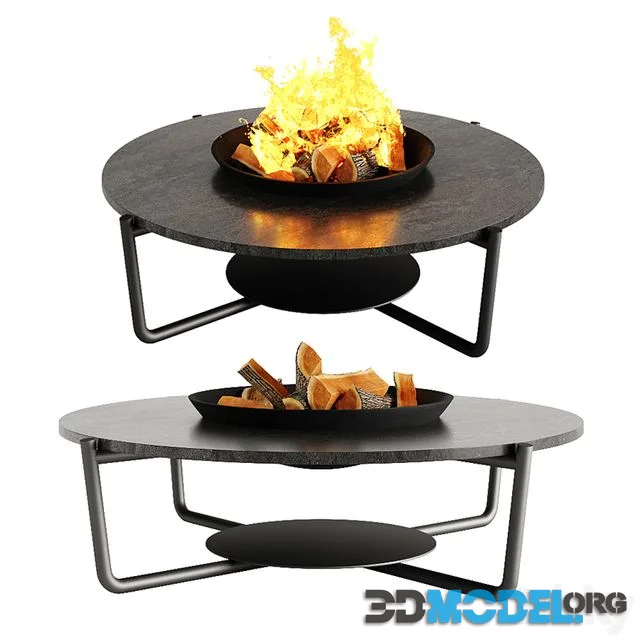 Talenti - Domino Round Coffee Table In 2 Colors