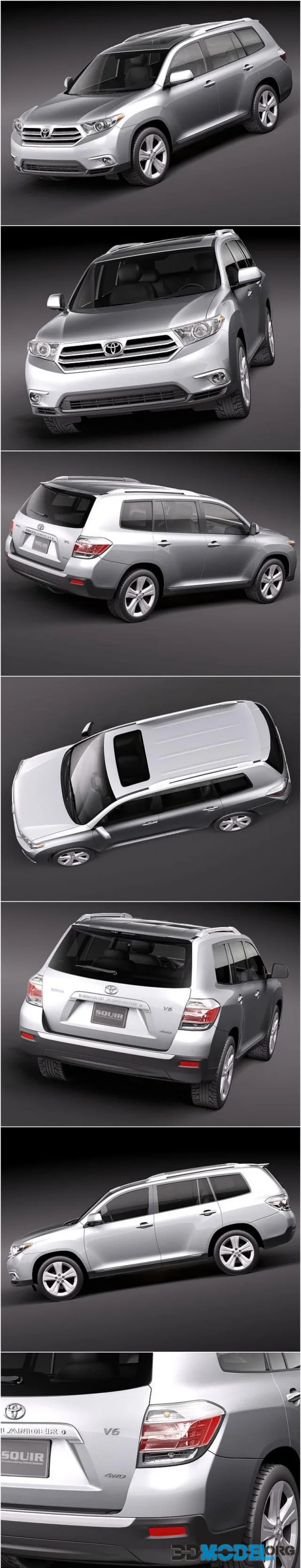 Toyota Highlander 2011 (PBR)