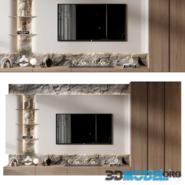 TV shelf 0684