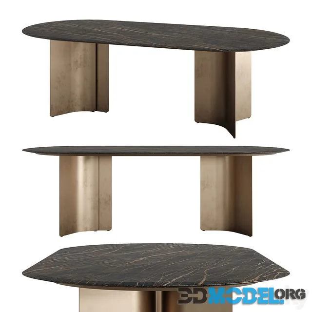 WAVE Oval Table by Marelli