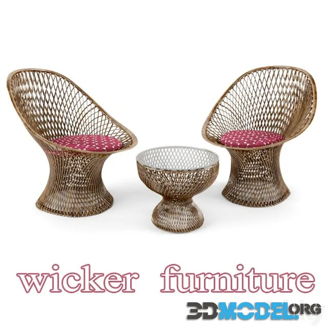 Wicker furniture