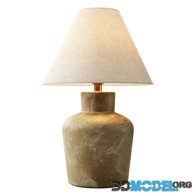 3D Model – Zara Home - The ceramic lamp