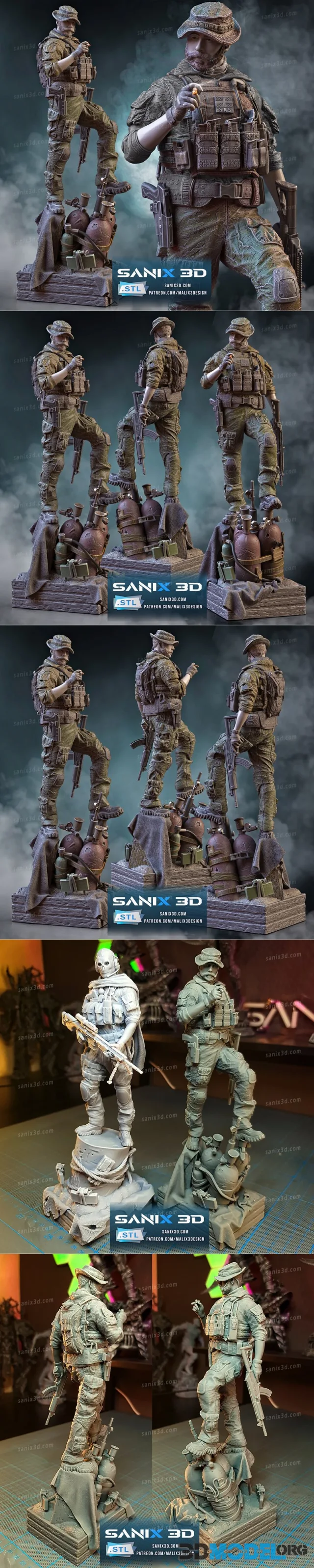 Sanix - Captain Price (Call of Duty) – Printable