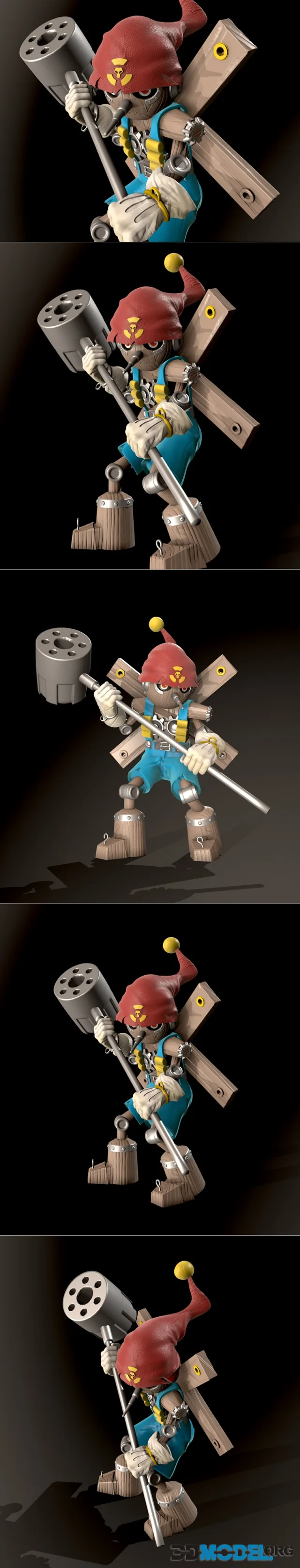 Puppetmon Digimon Darkmaster – Printable