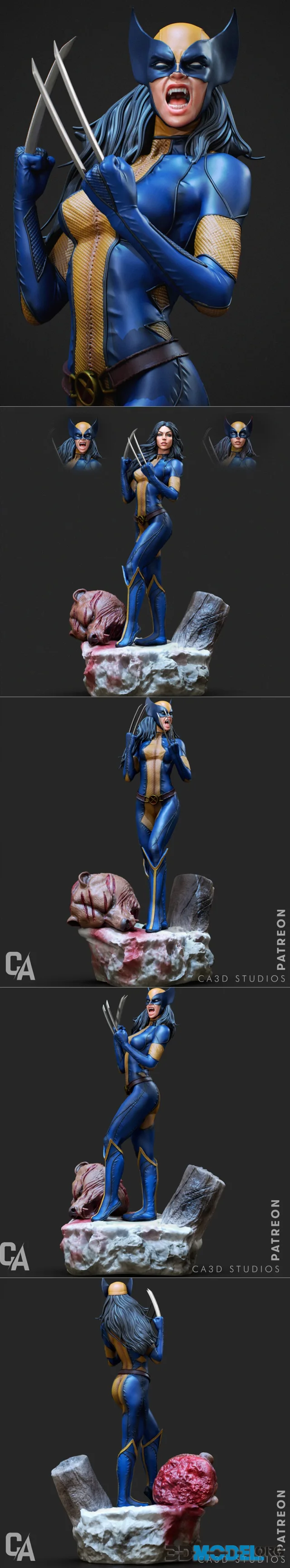 Ca 3d Studios - X-23 – Printable