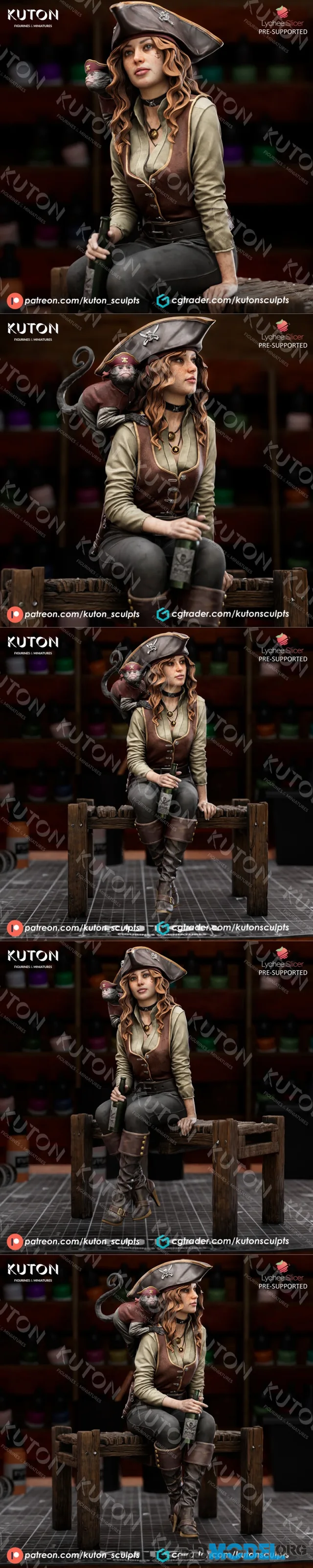 Kuton Figurines - Captain Lyra – Printable