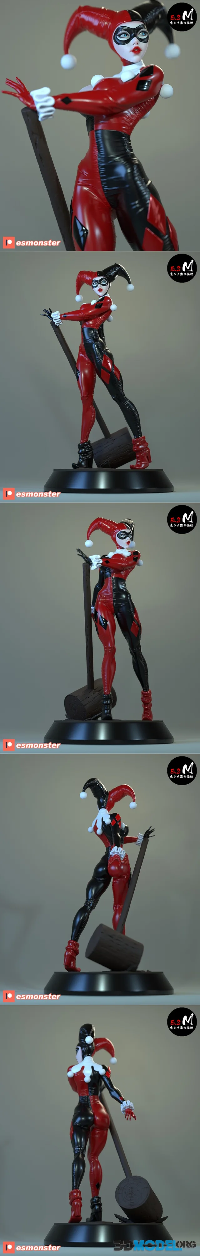E.S Monster - Harley Quinn – Printable