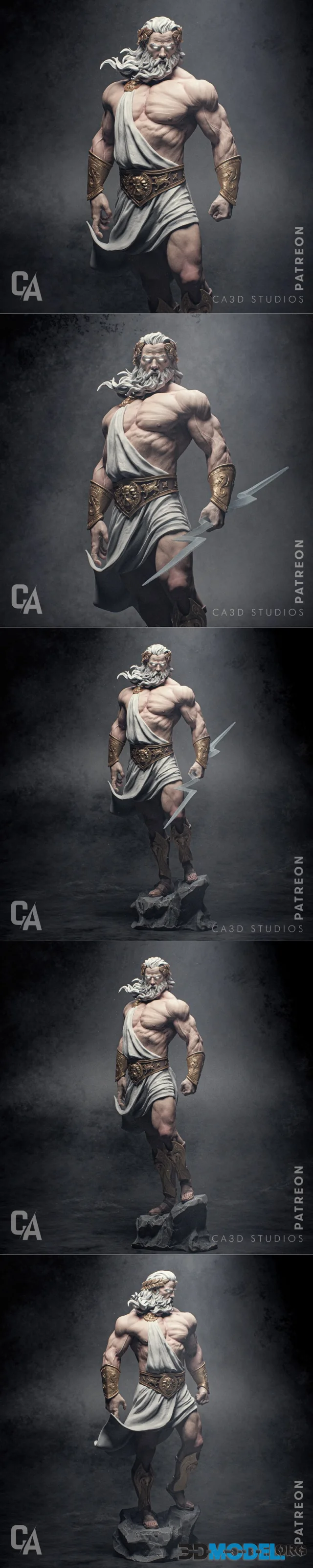 Ca 3d Studios - Zeus – Printable