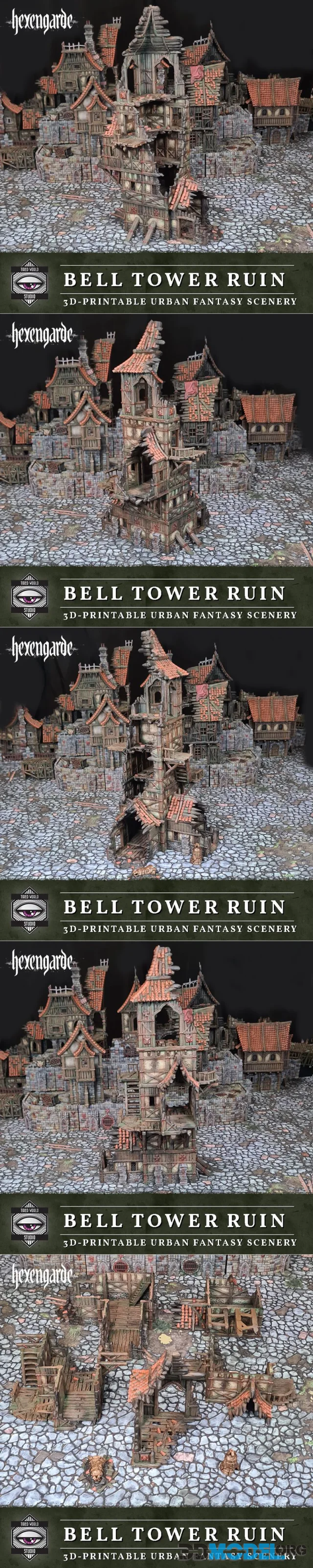 h3Bell Tower Ruin – Printable