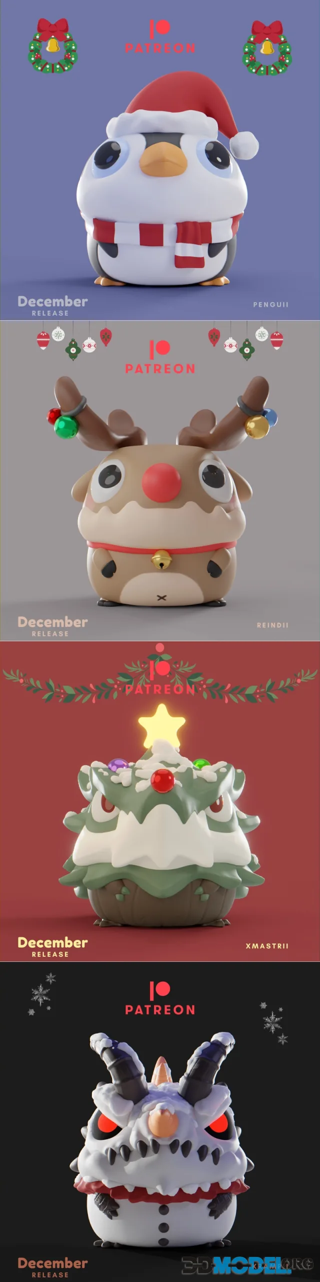 Grumpii - December 2023 Designs – Printable
