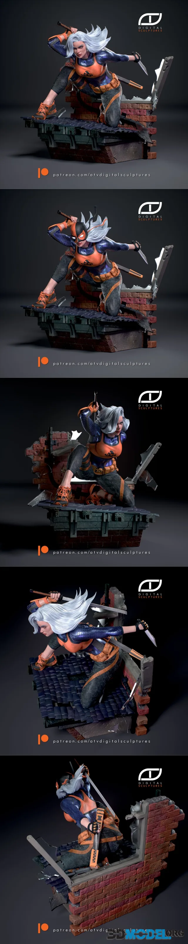 ATV Digital Sculptures - Rose Wilson – Printable