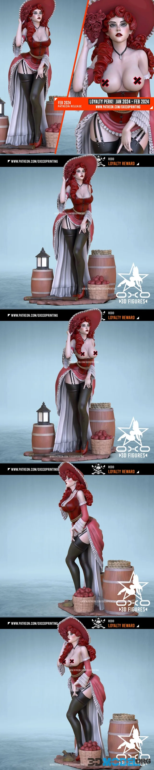 OXO3D - Redd Waifu – Printable