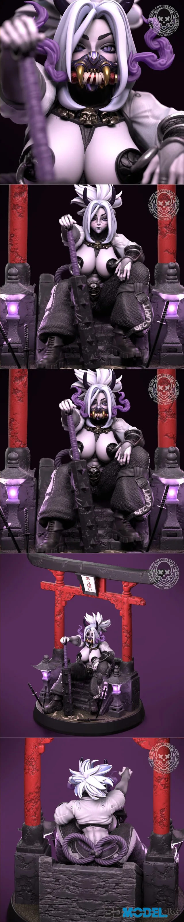 Jigglystix - Oni – Printable