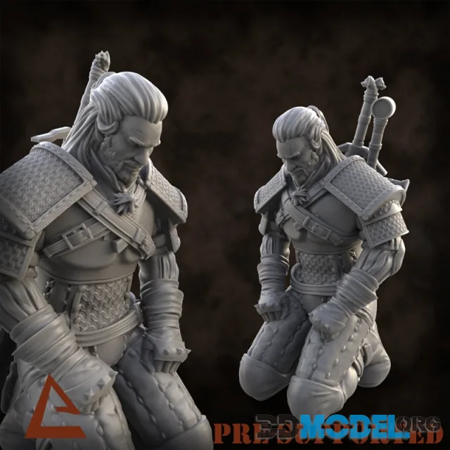 Geralt Meditating – Printable