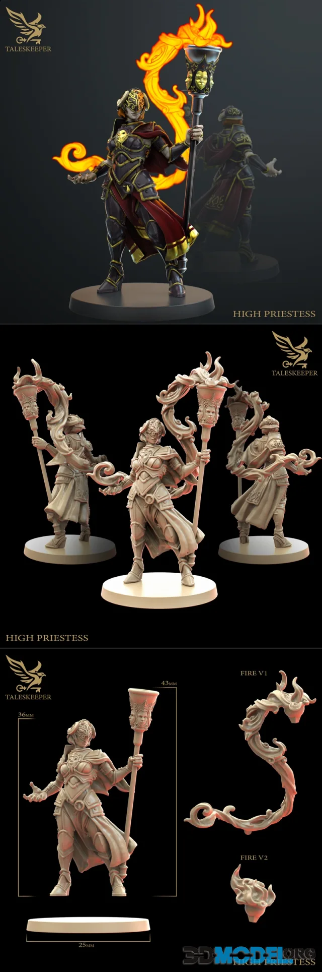 Strife Torch High Priestess – Printable
