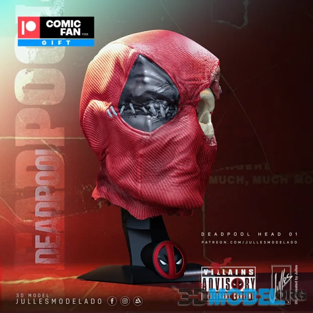 Julles Modelado - Deadpool Mizaru – Printable