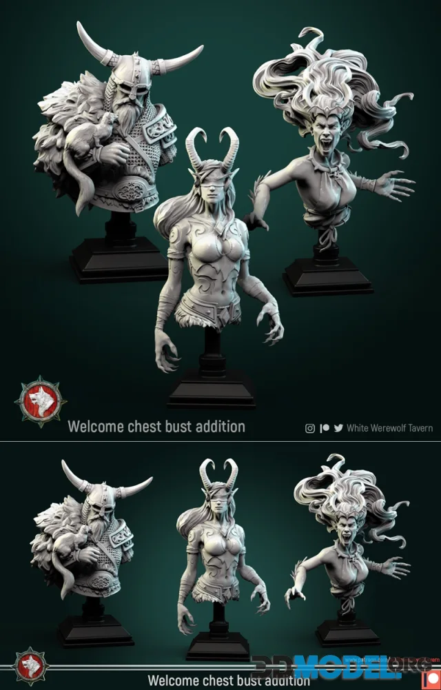 Chest bust addition – Printable
