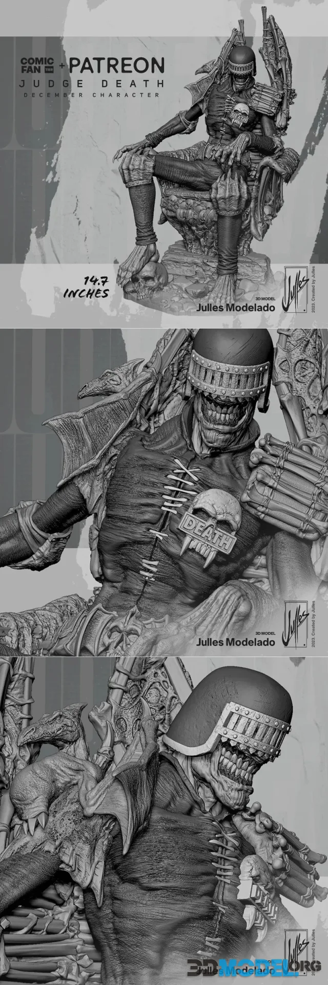 Julles Modelado - Judge Death – Printable