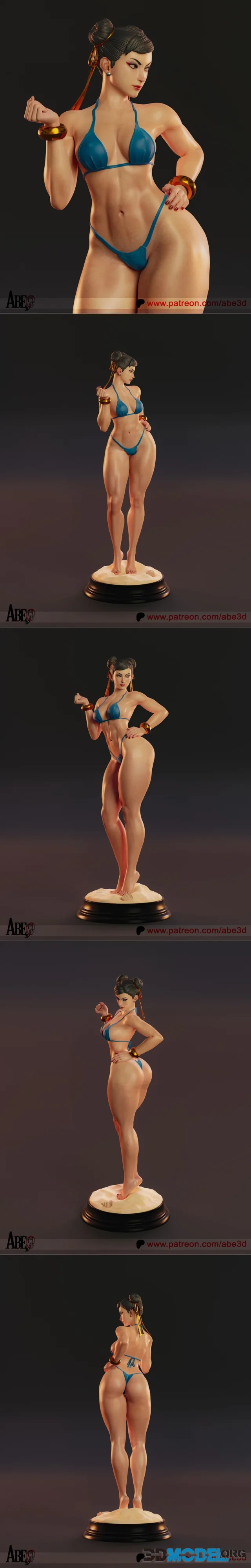 Abe3D - Chun-Li SF6 Bikini – Printable