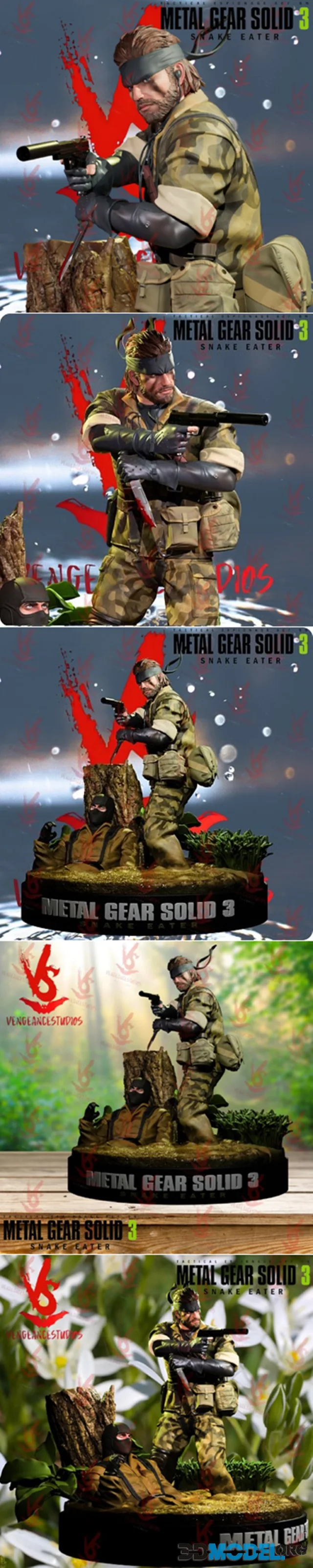 Vengeancestudios - Naked Snake – Printable