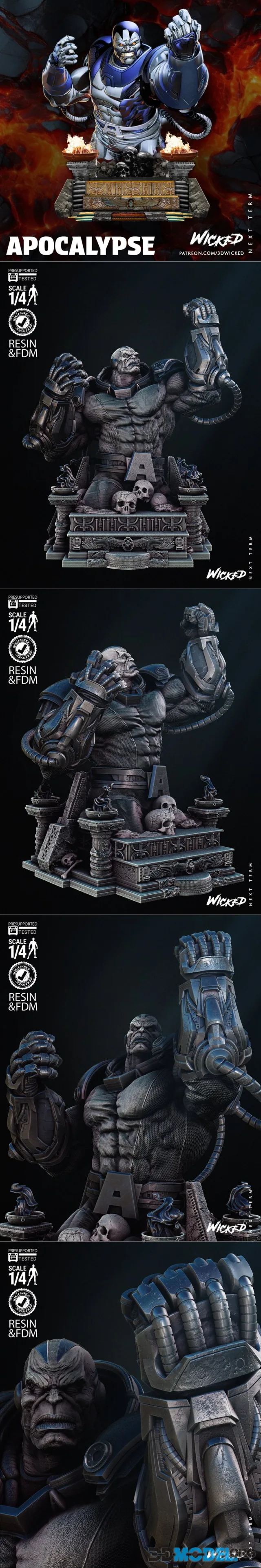Wicked - Apocalypse Bust – Printable