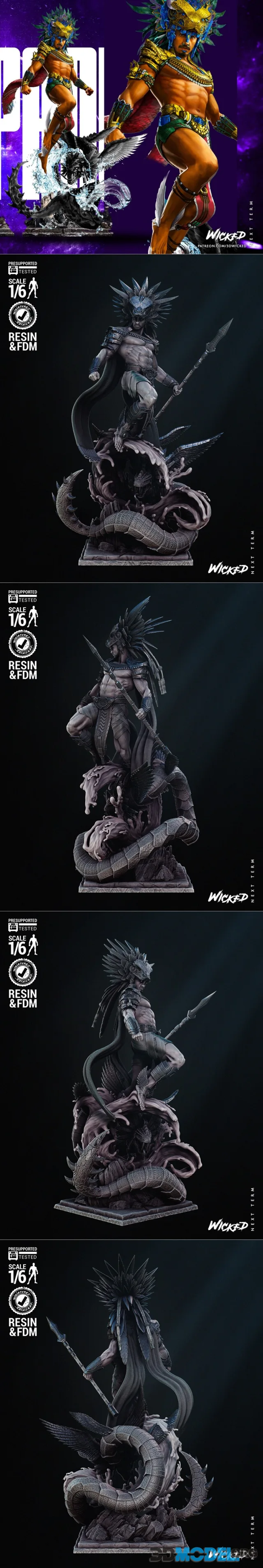 Wicked - Namor Sculpture – Printable