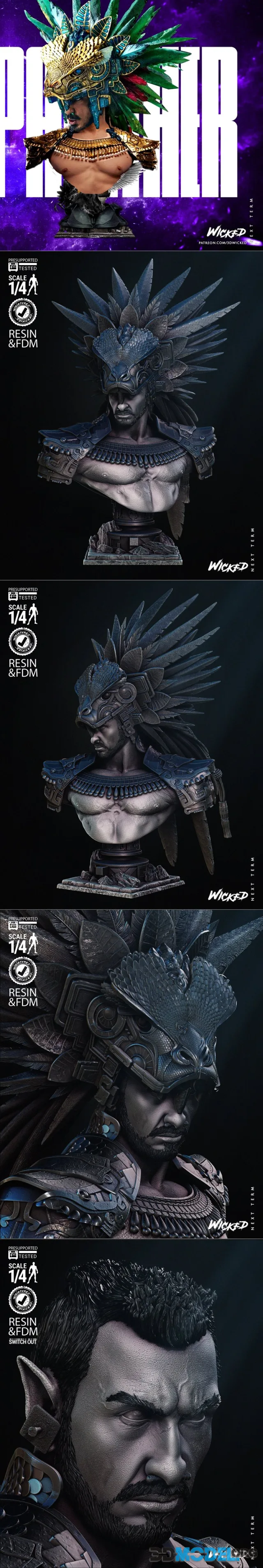 Wicked - Namor Portrait Bust – Printable