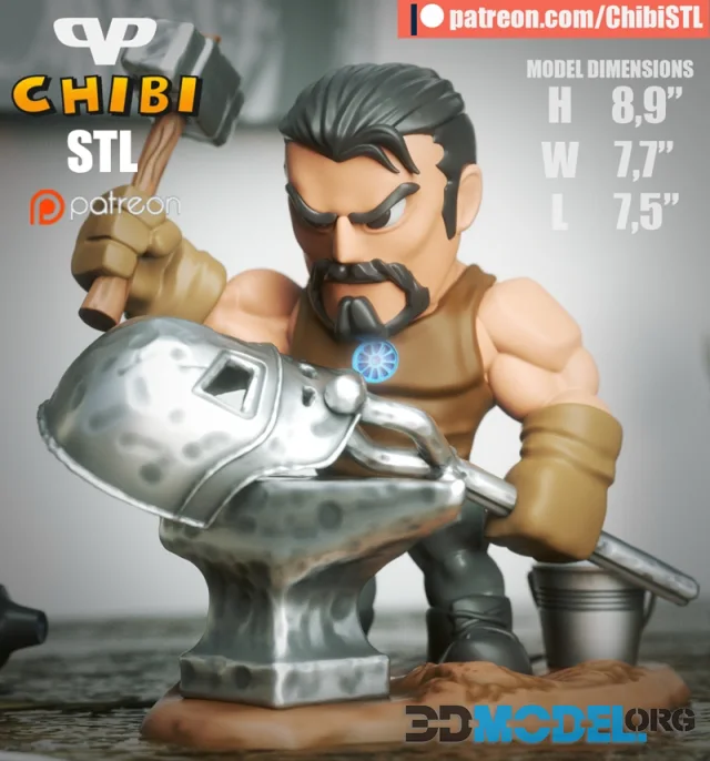Tony Stark Chibi – Printable