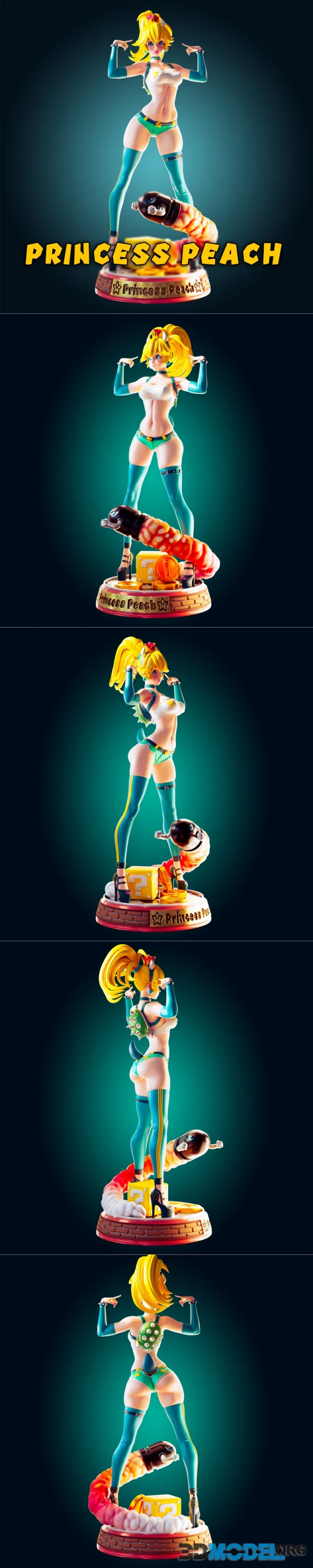 Officer Rhu - Princess Peach Thin & Fine – Printable