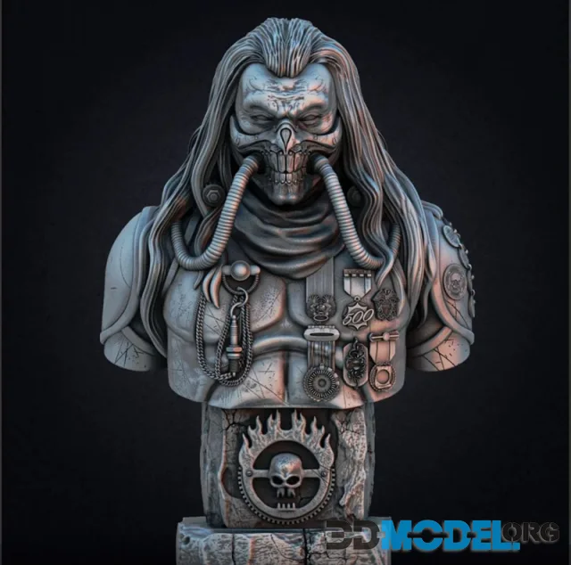 Immortan Joe bust - Mad Max – Printable