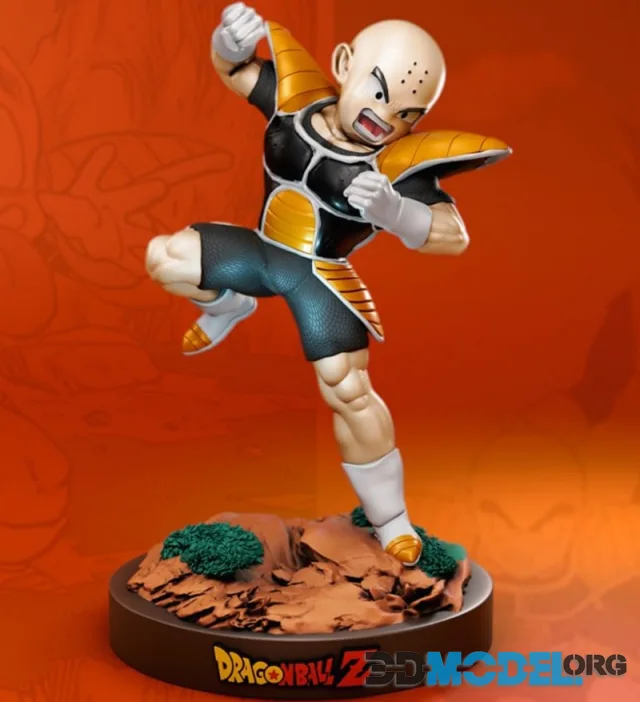 Dragon Ball - krillin 2 – Printable