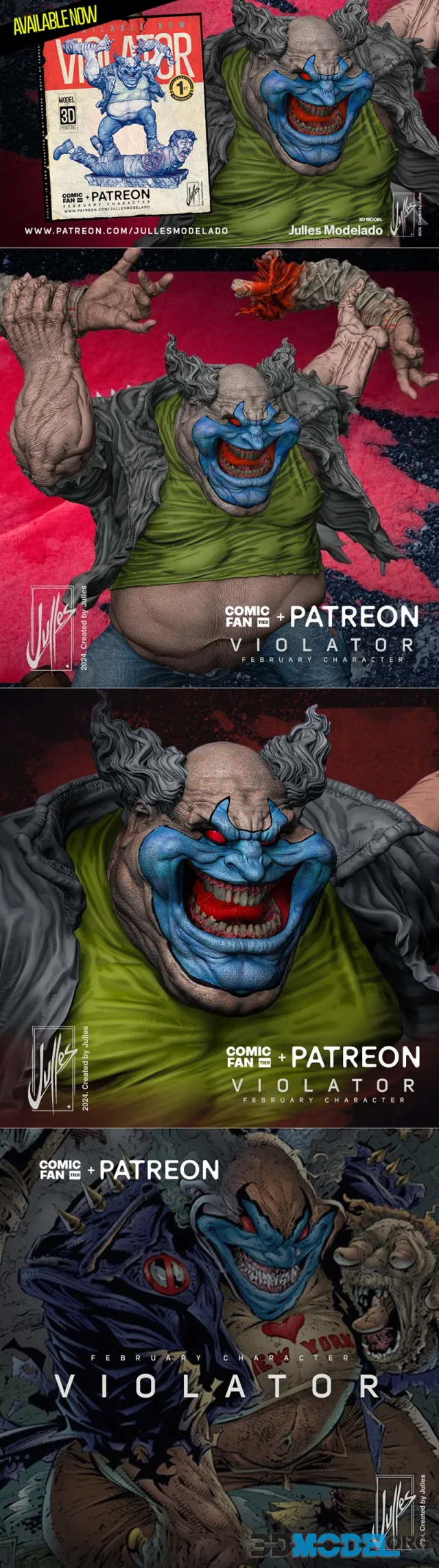 Julles Modelado - Violator – Printable
