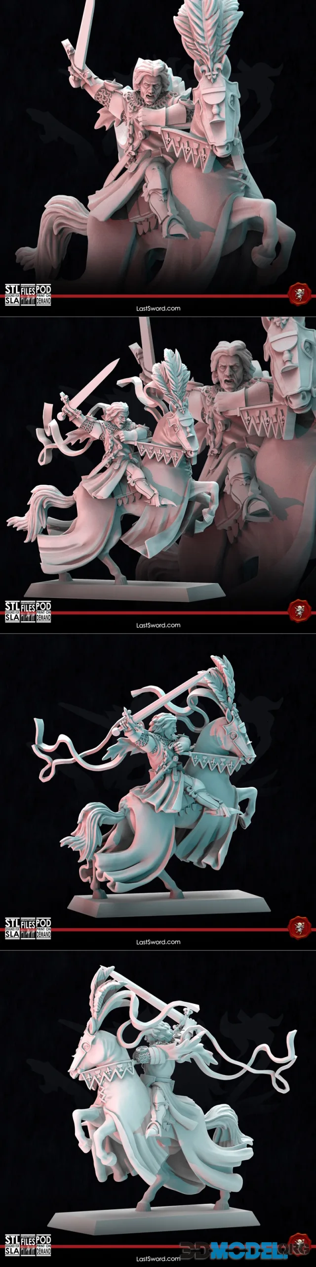 Last Sword Miniatures - Sir Agravaine – Printable