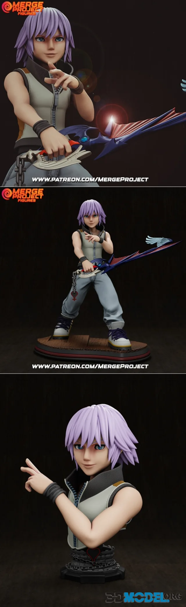 Merge Project Figures - Riku – Printable