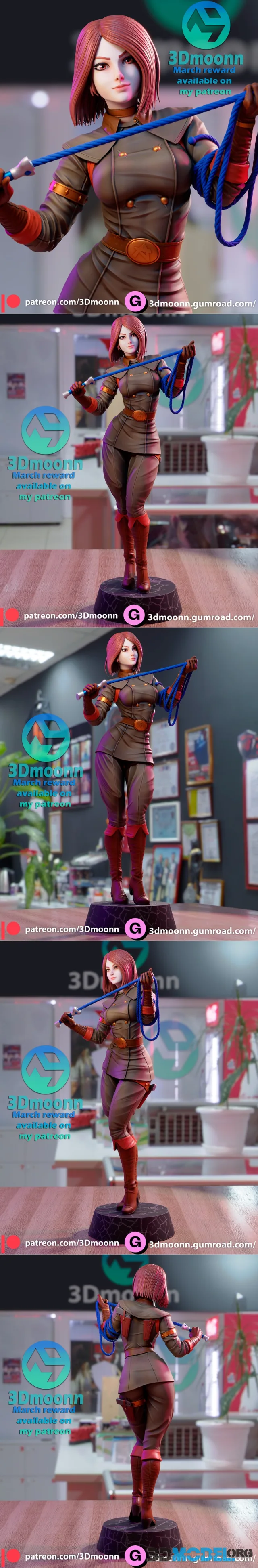 3Dmoonn - Luan Mendes Whip – Printable