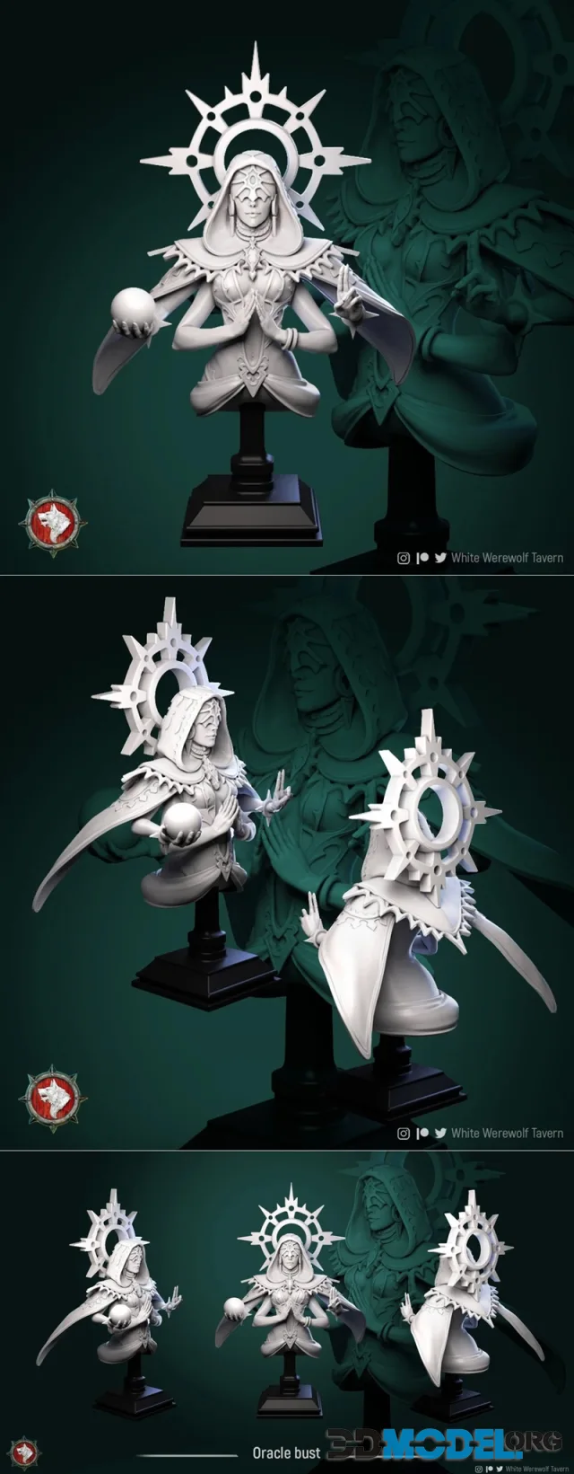 Oracle Celestials Bust – Printable