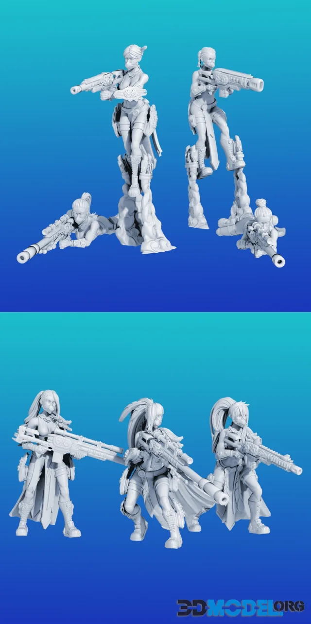 Aurora Vanguard - Rifle Troops P04 AP and Sergeant Squad P05 – Printable