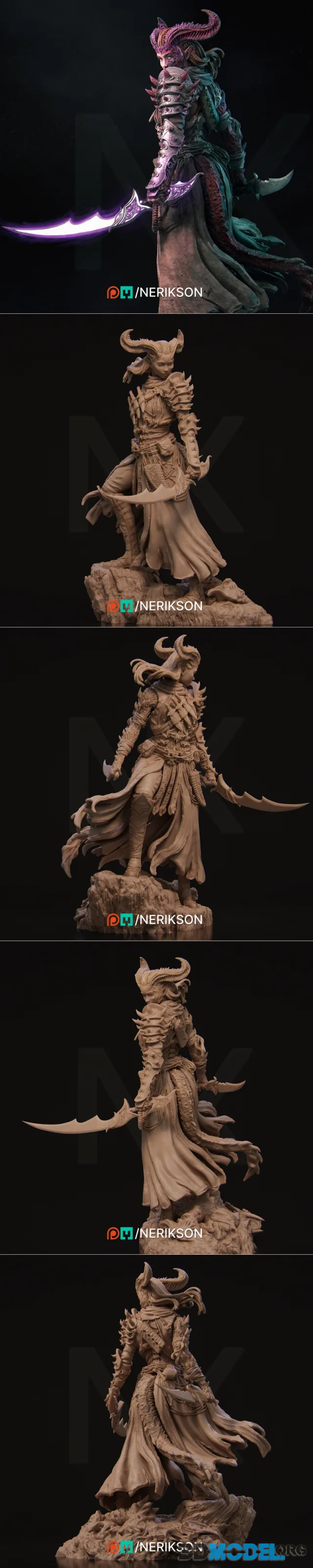 Nerikson - Lensi Statue – Printable
