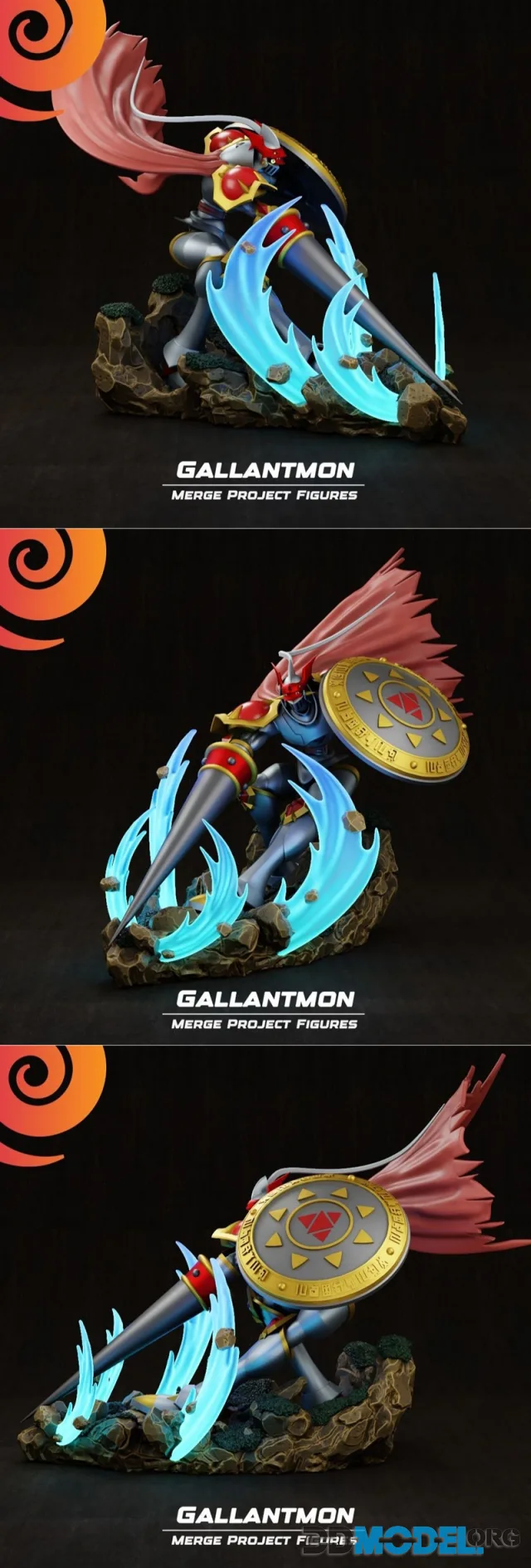 Merge Project Figures - Gallantmon – Printable