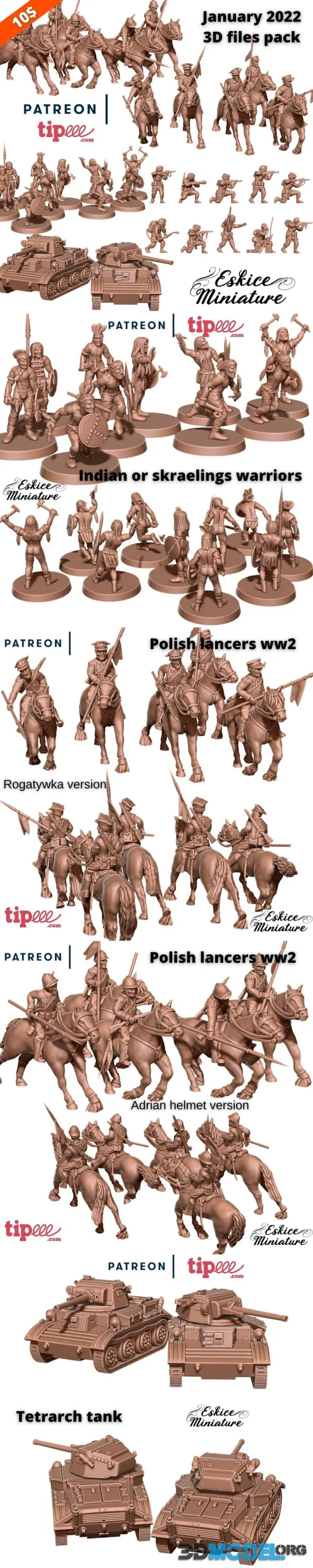 Eskice Miniature Janvier 2022 – Printable