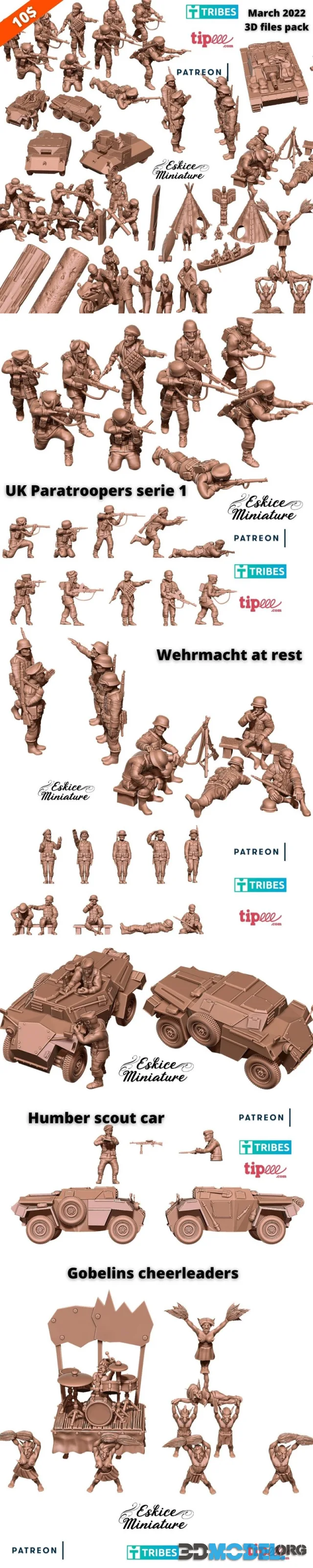 Eskice Miniature March 2022 – Printable