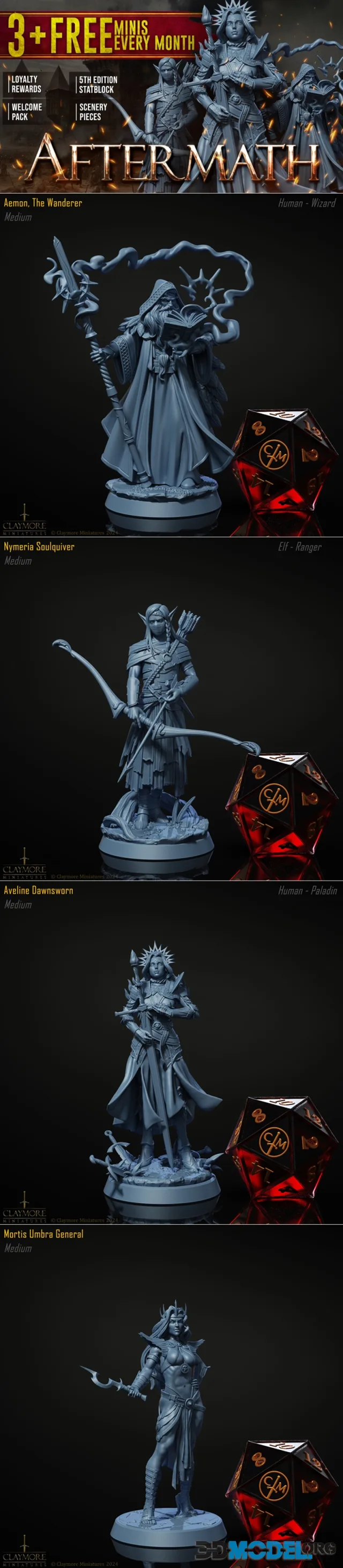 Claymore Miniatures - Aftermath January 2024 – Printable