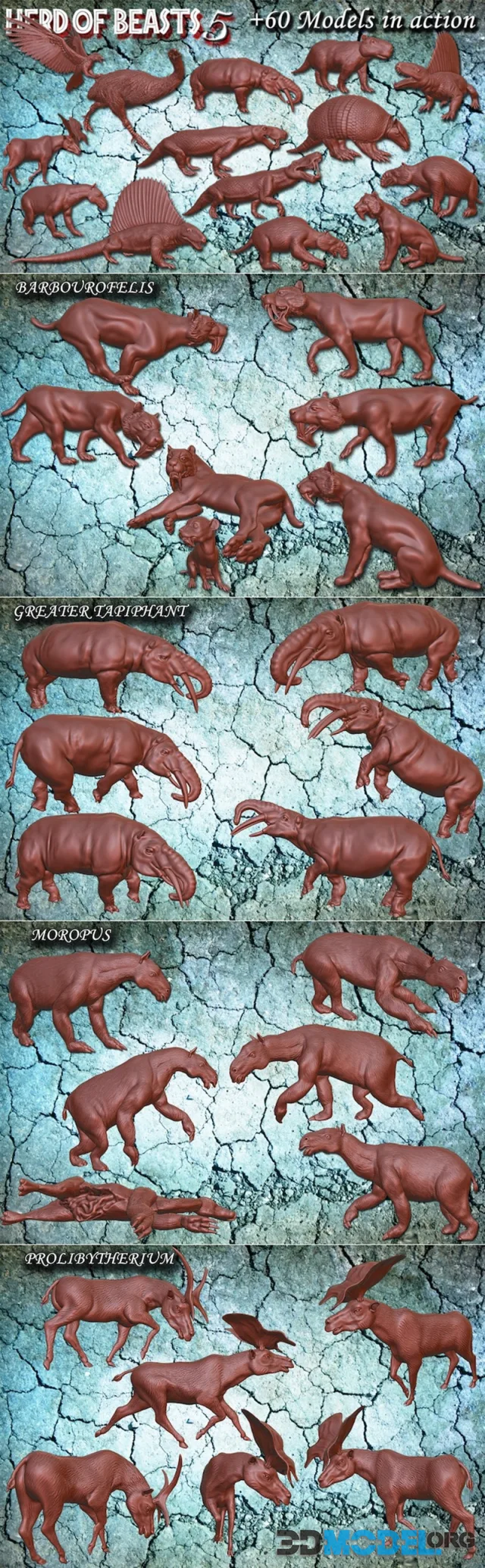 Herd of Beasts 5 – Printable