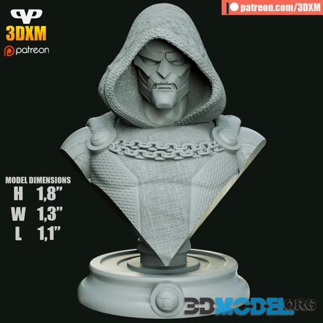Dr. Doom Bust – Printable