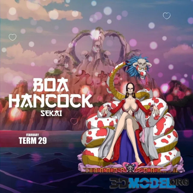 Sekai - Boa Hancock Statue – Printable