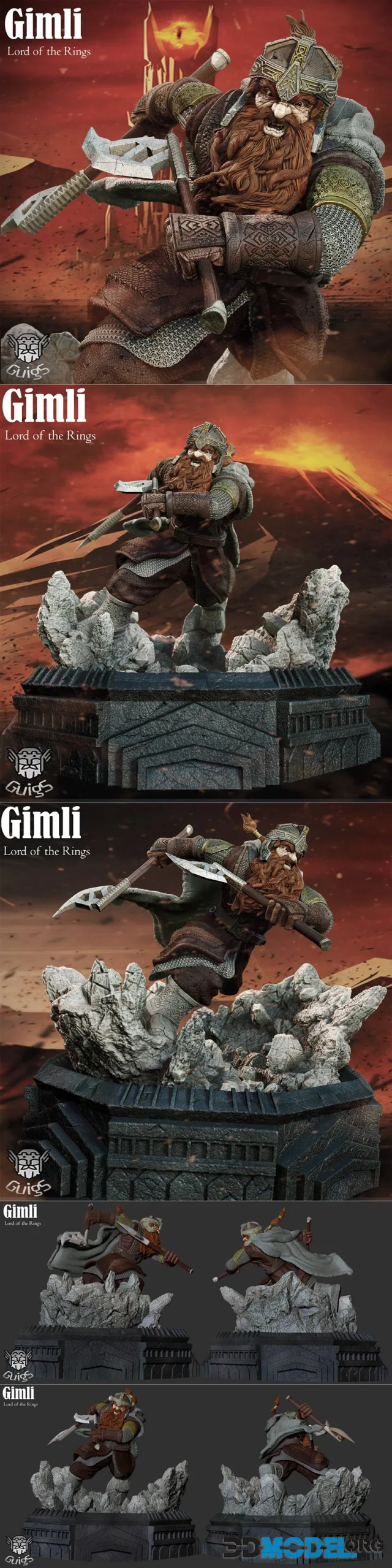 Gimli - Lord of The Rings – Printable