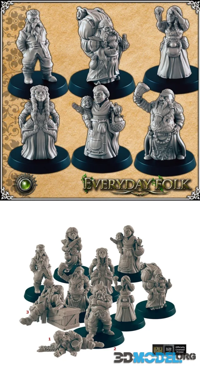 Everyday Dwarves – Printable