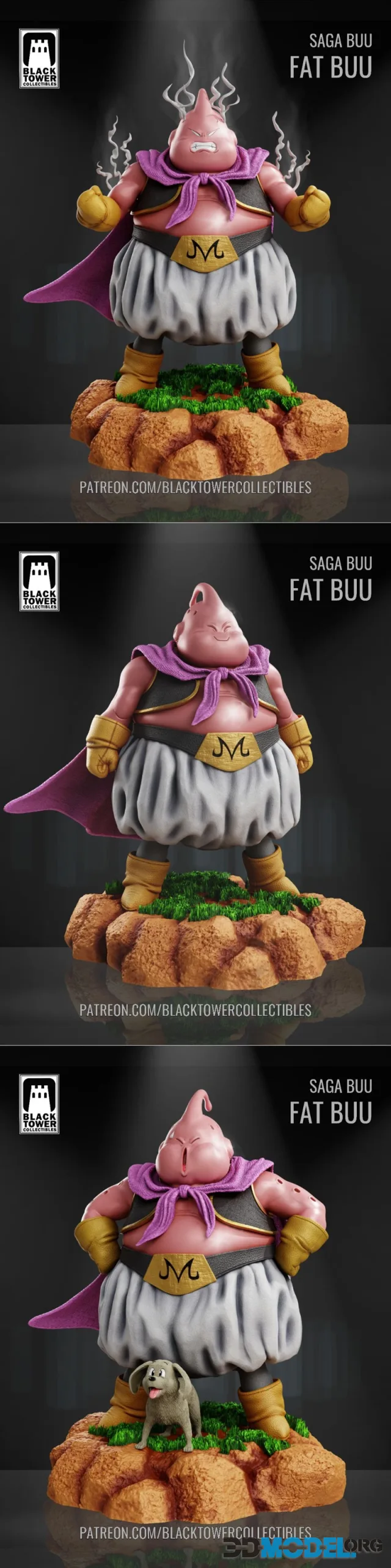 Black Tower Collectibles - Majin Buu – Printable