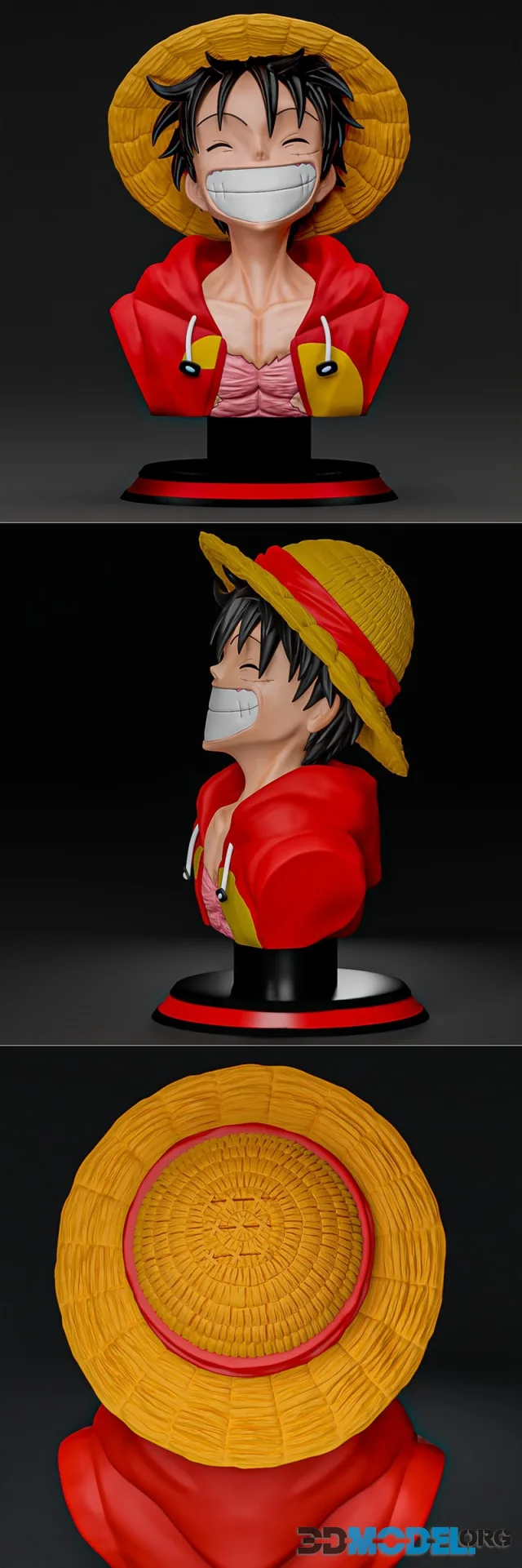 Luffy Bust by Angelo Aros – Printable