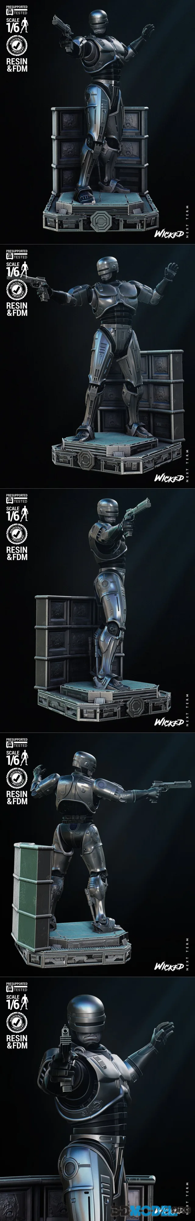 Wicked - Robocop Sculpture – Printable